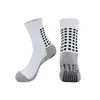 Calcetines de fútbol de entrenamiento profesionales para hombre, calcetines deportivos con planta de rizo, calcetines antideslizantes con puntos de goma, calcetines transpirables y absorbentes de sudor de media pantorrilla al por mayor