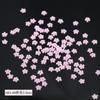 100 net vermelho cinco-pétala flor unhas jóias branco rosa mini flor flor resina diy tridimensional acessórios do prego