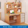 Mesa de estudante estilo nórdico com estante integrada, adequada para uso doméstico, quarto, computador de mesa e montagem; também uma escrivaninha de estudo e de escrita para alunos do ensino fundamental