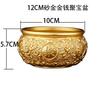 Peça de Tigela de Tesouro de Lingote de Dinheiro de Latão para Atrair Riqueza, Decoração de Armazenamento de Cobre para Sala de Estar e Hall de Entrada, Ornamento de Estilo Chinês