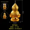 Nuevo producto Bolsa del tesoro Vela de hada melocotón Juego de borde a prueba de viento Lámpara Vela de loto Vela de loto
