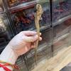Horquilla Antigua Estilo Vintage para Cabello Hanfu Hecha de Madera de Haya del Sur Fengjin Accesorio para el Cabello