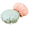 Gorro de Ducha de Doble Capa para Mujer Impermeable Gorro para Cabello de Ducha Hogareño para Adultos Set para el Cabello Sombrero a Prueba de Aceite para Cocina Gorro de Ducha Lote