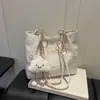 2026 Verão Novo Estilo Fresca e Chique Simples Versátil Feminina Bolsa Transversal Ombro Tote Casual Atacado Bolsa Feminina
