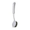 Cepillo para Ollas de Acero Inoxidable Mango Largo Lavador de Alambre de Acero Inoxidable Cepillo Limpiador Lavador Limpieza del Hogar Cocina Cepillo de Alambre