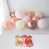 Globo de Látex de Lunares Dorados Transparentes Color Retro Decoración de Cumpleaños Infantil para Fiesta de Niños y Niñas