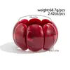 Pulsera elástica de resina curvada teñida de rojo de Angola, pulsera de moda retro de alta gama, joyería transfronteriza europea y americana para mujer