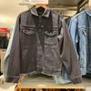 Jaqueta Casal Masculina e Feminina Primavera e Outono Casual Solta Jeans Curta 444552 Outra Jaqueta Curta AL66