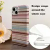 Comercio Exterior Funda para Teléfono Móvil Iphone18Promax Rayas de Colores Manzana 17 Película Protectora Completa para Teléfono Funda al por Mayor