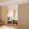 Tela Divisória de Quarto para Dormitório, Cortina de Partição de Cama sem Furos, Cortina à Prova de Vento em Formato de U para Cama de Aluguel