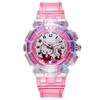 Stock Listo Reloj Luminoso Infantil Princesa Su Princesa Aisha Luz de Colores Intermitente Reloj de Regalo para Niña