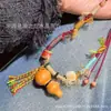 Nuevo Collar de Calabaza Moda Femenina Versátil Diseño de Nicho Tejido a Mano Estilo Étnico Cadena para Suéter