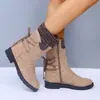 En Stock Sitio Independiente de Amazon Botas para Mujer Tallas Grandes 2026 Nuevas Llegadas de Invierno Botas Martin Botas de Punto de Tacón Grueso de Media Caña Europeas y Americanas