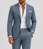 Traje casual de comercio exterior transfronterizo para hombre, conjunto de dos piezas con blazer de dos botones y pantalón con estampado digital