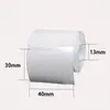 Adecuado para papel de etiquetas térmicas Puchu AQ00/AQ20/TQ30/TQ80, papel de impresión adhesivo para alimentos y ropa