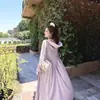 Ropa Protectora Solar Corta para Mujer para Verano, Estilo Largo de Cabeza a Tobillo, Anti-UV, Seda de Hielo Transpirable Ligera Vestido Largo
