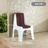 Taburete de Plástico Pequeño Especialmente Grueso Silla Infantil Doméstica con Respaldo Silla para Adultos Mesa y Silla de Comedor Nórdica Silla de Sofá de Lujo Ligero Silla Antideslizante