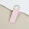 Colgante Compacto Mini Llavero, Decoración Colgante para Bolso y Estuche, Anillo de Llavero de Cuero en Relieve