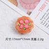 Delicioso Pastel de Flores Comida para Jugar Dibujos Animados Hecho a Mano DIY Accesorios de Joyería Pegamento de Crema Resina Accesorios Pequeños Materiales para Horquillas Bolsa de Material