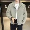 Chaqueta de Primavera y Otoño para Hombre Versátil Nueva Abrigo Casual 2026 Marca de Moda Ropa de Trabajo Cuello Alto Corte Holgado Top para Hombre