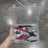 Pinzas multiusos rectas y curvas para cableado automotriz, cortadores en ángulo, pinzas para tubos de aceite, pinzas de desconexión, extractor de agujas, palanca de conexión