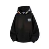 Sudadera con capucha bordada de letras grandes, moderna y divertida, estilo americano, transfronteriza, para mujer, nuevo modelo de otoño e invierno, manga larga, corte holgado, prenda exterior para pareja