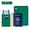 Bolsa de Passaporte para Atacado Transfronteiriço Couro PU Borda Oleada Proteção de Passaporte Capa de Documento Viagem Internacional América do Norte Porta-Passaporte Portátil