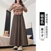 Culottes color arroz integral estilo Yamamoto para mujer, nueva colección primavera 2026, de cintura alta, adelgazantes, de corte holgado y relajado, pantalones de pierna ancha suaves y cómodos