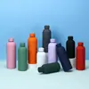 Botella de Boca Pequeña de Acero Inoxidable Americana Transfronteriza, Vaso Simple de Doble Pared con Aislamiento al Vacío, Taza Deportiva Portátil para Exteriores con Acabado Mate