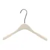 Perchas Negras de Lujo Hechas a Medida Transfronterizas para Hoteles y Tiendas de Ropa, Perchas de Marca de Gama Alta y Perchas para Pantalones, Al por Mayor en Stock