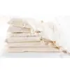 Suministro de fábrica esta bolsa de algodón blanca con cordón bolsa de almacenamiento bolsa de maquillaje para estudiantes