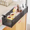 Cesta colgante de mesita de noche, estante colgante para cabecera de dormitorio, organizador colgante de almacenamiento para cama de balcón, estante colgante de almacenamiento