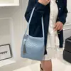 2025 Nueva Moda Bolso Cubo Casual de Hombro para Viajes Diarios Bolso Tote de Cuadros Simple y Moderno Bolso de Gran Capacidad para Mujeres