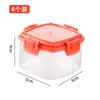 Cuatro Juegos de Cajas de Condimentos, Botellas Transparentes para Exprimir Salsa, Botellas para Condimentos, Frascos Dispensadores de Condimentos para Cocina, Botellas para Exprimir Salsa