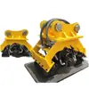 Máquina de gancho compactador vibratório de escavadeira é um compactador vibratório hidráulico com compactador de placa de inclinação de fundação de pavimento