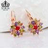 Pendientes Evelle Flor de Nieve Zirconia AAA Pendientes de Novia Cena Europa y América Más Vendidos Monopolio Transfronterizo JIE042