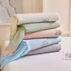 Novedad Primavera/Verano 2026 Polietileno Sensación Fresca Perlas de Hielo Estilo Coreano Encaje Jacquard Estilo Falda de Cama Esterilla Refrigerante Juego de Tres Piezas