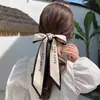 Accesorio para el Cabello de Lazo de Perlas, Goma para el Cabello tipo Hada, Cinta de Bufanda de Seda, Cuerda para el Cabello, Diadema, Goma Elástica Simple para el Cabello, Adorno para el Cabello