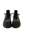 Sapatos femininos populares de couro com plataforma e bico largo, novidade outono 2026 estilo japonês retrô britânico para aumentar a altura, sapatos JK únicos