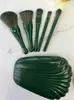 Novo Conjunto de 5 Pincéis de Maquiagem Espelhados Mini Portátil Pincel de Pó Pincel para Iluminador Sombra Ferramenta de Beleza Conjunto de Pincéis
