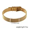 Pulsera Lisa de Oro de 18 Quilates Más Vendida de Amazon con 26 Letras Inglesas de Burbuja Personalizables con Nombres