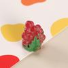 Imitação de frutas laranja acessórios creme celular shell diy material brincos comida jogar acessórios diy