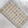 Anillos Grandes de Gypsophila Chapados en Oro de Oferta para Mujer, Varios Anillos con Forma de Corazón, Anillos con Carácter de Fortuna, Anillos para Mujer, Joyería de Oro Arena al por Mayor de Fabricantes