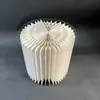 Mesa de postres cilíndrica plegable para bodas, columna romana de papel, adornos de plomo para caminos, escaparates de centros comerciales, diseño para fiestas de cumpleaños