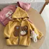 Yiyowey Nueva Colección Otoño/Invierno Chaqueta de Forro Polar para Niños Niños y Niñas Top Elegante Ropa Exterior Versátil para Bebé