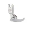 Pie prensatelas plano engrosado para máquina de coser recta T350- 1 placa base ranurada pie prensatelas de plástico pie prensatelas para máquina de coser recta con alambre empotrado