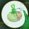 Nuevo Sachet Perfumado de Flor de Lirio China para Corte Bolsa Vacía Colgante de Borla de Loto para Coche Bolsita Perfumada de Artemisa Accesorios para Bolsos Hanfu