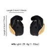 E14342 Brincos Metálicos Tridimensionais com Textura de Folha e Flor para Mulheres, Versáteis para Outono e Inverno, Brincos de Pétalas com Esmalte e Gotejamento de Óleo