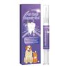 Pluma Limpiadora Dental para Mascotas Transfronteriza para Limpiar y Eliminar el Mal Aliento Bucal, Gel para Sarro, Pluma de Cuidado para Aliento Fresco para Gatos y Perros