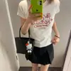 Bolso Tejido de Cesta de Verduras Estilo Japonés para Mujer Versátil Bolso de Hombro Cruzado Tote Bolso Cubo Bolso de Mamá Bolso para Lonchera